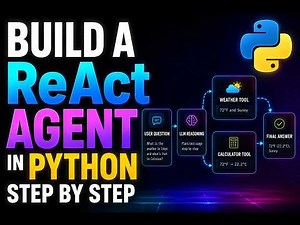 Build a ReAct Agent in Python Step by Step | LLM + Tools Explained