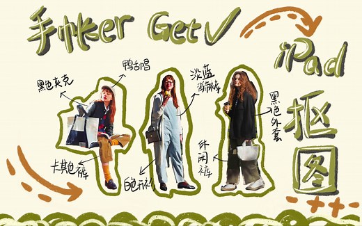 【iPad】如何用procreate抠图？手账er必备！