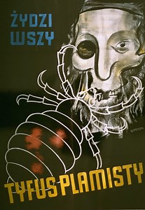 Propaganda Poster: “Jews Are Lice: They Cause Typhus”