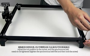 TWOTREES 小型DIY激光雕刻机 TT2.5W/5.5W图腾60p组装教学视频 中英版新手