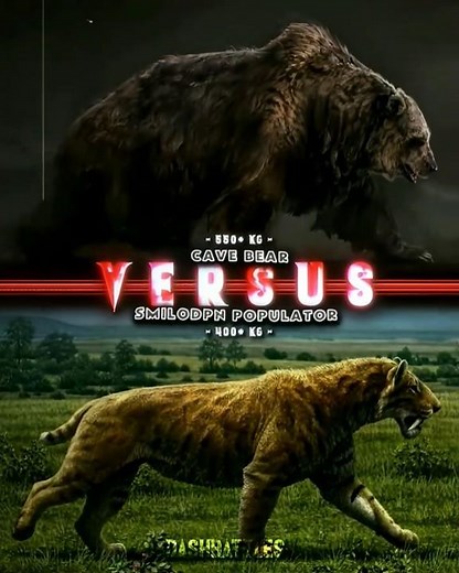 Cave bear vs Smilodon Populator