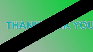 Télécharger merci animation de texte pour la vidéo de fin ou l'écran de fin you tube. gratuitement