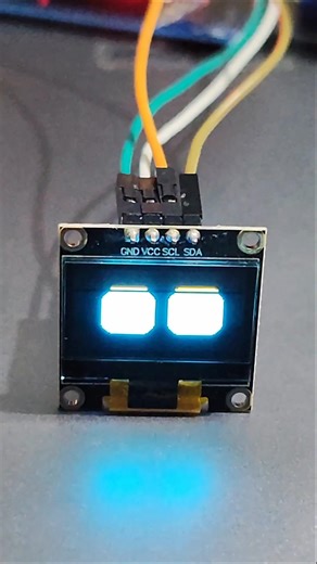 Arduino OLED Eye Animation 🤖 | Next-Level Display Project #Arduino #OLED #Shorts