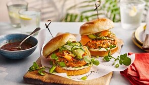 Vietnamese-style tofu burger recipe