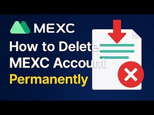 How to Delete MEXC Account Permanently