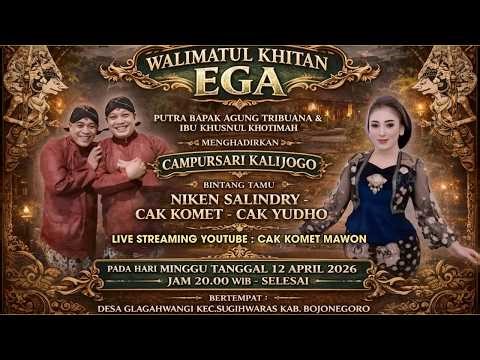 🔴LIVE CAK KOMET CS FEAT NIKEN SALINDRY Desa Glagahwangi Kec.Sugihwaras Kab.Bojonegoro