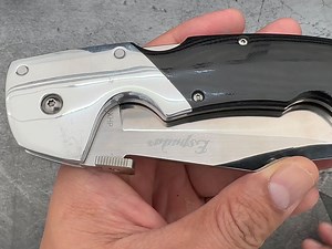 冷钢 Espada 超大锁回刀观赏。屠龙价 399.95 美元！哦这还是打折的。大家看看就好。