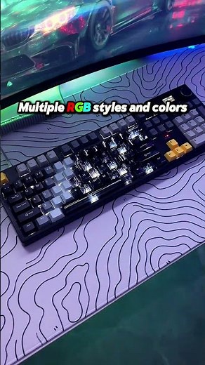 ⚡AJAZZ AK35I V3 MAX Keyboard with rgb lights~ #ajazz #keyboard #desksetup #gamingkeyboard #gift