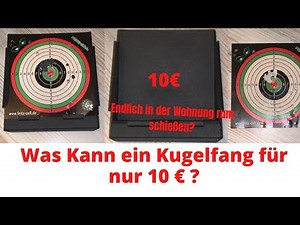 Kugelfang von Fritz Cell im Test|was kann ein Kugelfang für C a 10 € ?
