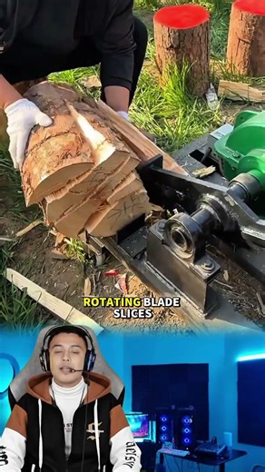 Efficient Electric Wood Splitter in Action | Fast & Easy Firewood Prep