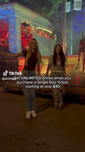 Unlimited Drinks with Single Day Ticket at Select Parks