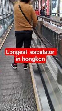 central mid-levels escalator🤍🤍💚💚 #travel