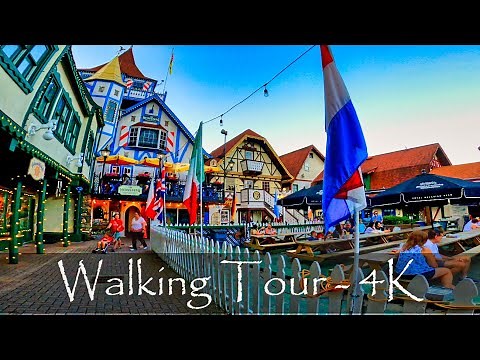 Helen, Georgia - 4K Virtual Walking Tour (No Talking)