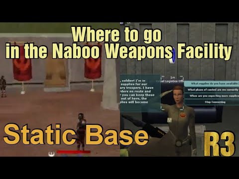 Where to go inside the Naboo Weapons Facility | Static Base | SWG R3