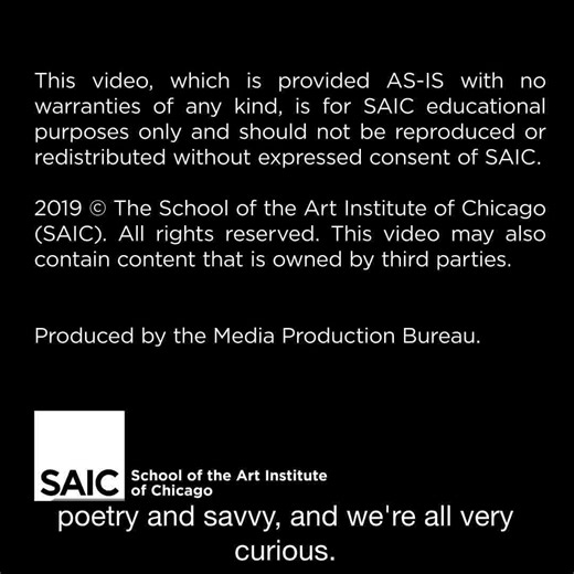 Integrate technology with art in SAIC's MFA in Art and Technology / Sound Practices program. Learn more and apply now. | School of the Art Institute of Chicago