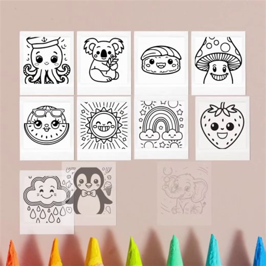 Spark Imagination with Our Enchanting Kawaii Coloring pages colelction