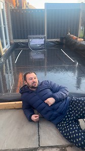 Good morning everyone! Just a quick mini update, the rink is coming along and we now have a thin layer of ice set. #icerink #diy #foryoupageシforyou #saltwater | Liam Harrison