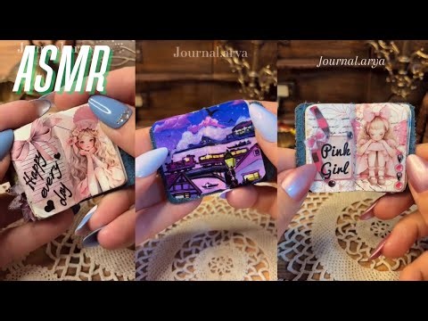 ASMR | Tiny Journal 다꾸 Collage ✂️ Relaxing コラージュ & Bujo