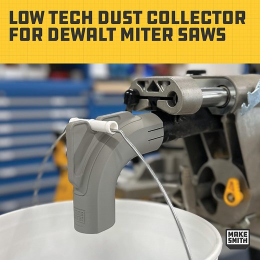 STL FILE (digital Only) – Dewalt Miter Saw Dust Collector for 5-gallon Bucket | 3D Print Your Own - Etsy