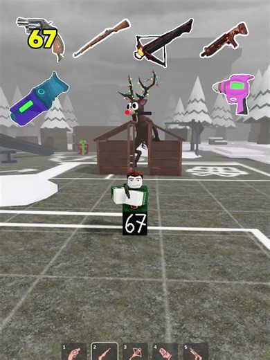 Christmas Deer VS All Weapons