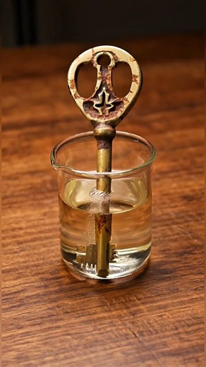 Antique Key Restoration | Rust Removal & Polishing#shorts #restorecraft