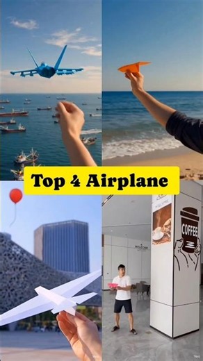 🏆 TOP 4 PAPER PLANES YOU MUST TRY! ✈️🔥/✈️ Top 4 Ultimate Paper Airplane Designs#shorts#paperplane