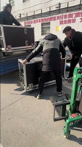 #Forklift with car # Loading and unloading artifact #Light box large-screen loading machine