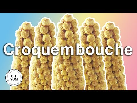 Professional Baker Teaches You How To Make CROQUEMBOUCHE!