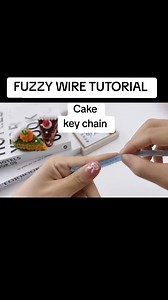 Fuzzy Wire Tutorial (Cake Key Chain) #fuzzywireflower #pipecleanerflowers #tutorial #tutorialsvideos #flowers #flowermaking #cake #keychain #reelsvideoシ #reelsviralシ #trendingreelsvideo #trendingvideo #trendingnow | It's all about Arts