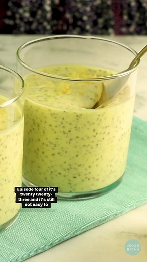 Lemon Chia Pudding https://www.veganricha.com/lemon-curd-chia-pudding/ | Vegan Richa