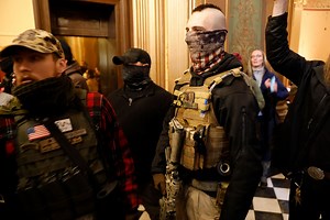 People With Guns (and No Masks) Swarmed the Michigan State Capitol to Protest the Coronavirus Lockdown