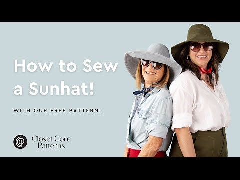Closet Core Sun Hat | Free DIY Sun Hat Pattern | | Closet Core Patterns