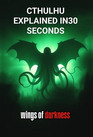 Who Is Cthulhu? Explained in 30 Seconds #cthulhu #lovecraft #cosmichorror #hplovecraft #horror