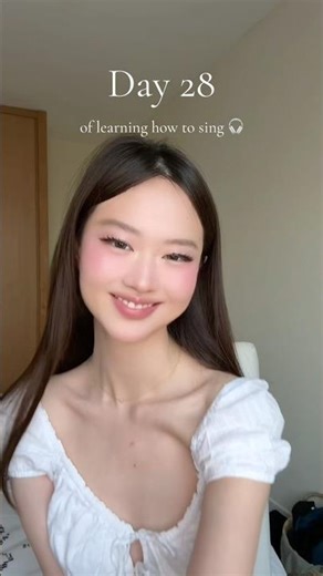 ‘Runaway’ (Aurora) cover | day 28 of learning how to sing 🩵 #beginnersinger