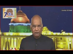 President Ram Nath Kovind addresses the nation on the eve of 70th Republic Day. In his address, President Kovind said that India's pluralism is its greatest strength and the Indian model rests on its diversity, democracy and development. | The Times of India