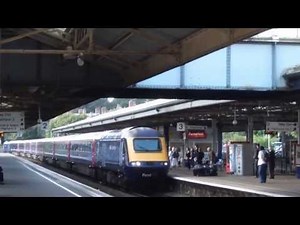 First Great Western hst pulls into Newton Abbot station