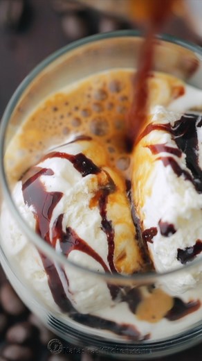 71K views · 923 reactions | Affogato Coffee Ice Cream is an easy Italian dessert. RECIPE: https://natashaskitchen.com/affogato-recipe/ | NatashasKitchen.com | Facebook