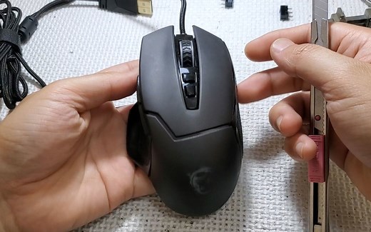 【帝亿电竞】微星MSI CLUTCH GM20鼠标拆解及微动更换视频教程