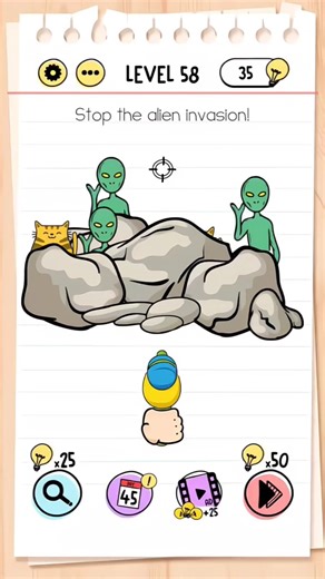 Stop the alien invasion! #braintestsolution #braintest #brainlearning #brainmasti #iqtest #puzzle