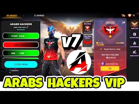 🔰 NEW UPDATED AND FREE FREE FIRE MOD MENU ARABS HACKERS VIP V7 🔰 FREE FIRE MOD MENU ARABS HACKERS...