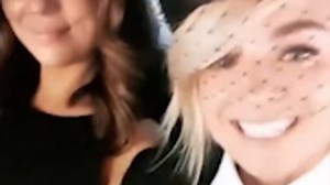 Nadia Fairfax enjoying her time with friends at Derby Day