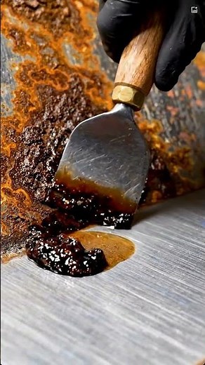 Satisfying Rust Removal: Chemical Dissolver & Effortless Metal Scraping