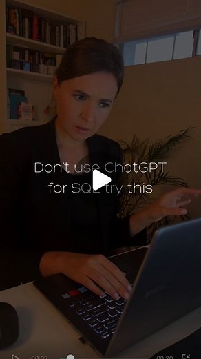 Viktoria Semaan on Instagram: "This AI tool writes SQL code and provides detailed explanations. Use it to learn how to construct complex queries. You can quickly & easily define your DB schema there. If you run into free limit issues then go to thereisadayforthat.com enter sqlblaze and you will see AI tools that provide the same functionality 👍🏻 Few suggestions: text2sql Ai2sql Sqlgpt Sqlgenius 📌 Save this for later! Follow @viktoria.semaan for more AI & Cloud content. ________ Tags 🏷️ #tech