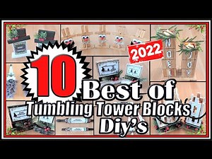 10 BEST OF CHRISTMAS TUMBLING TOWER BLOCKS DIYS 2022 II CHRISTMAS MARATHON II ALWAYS STEP BY STEP