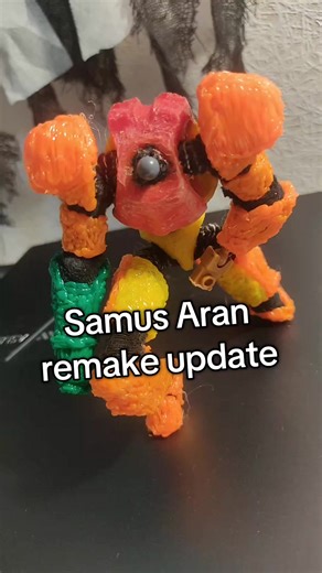 Samus Aran remake update #samusaran #nintendo #custom #figure #figtok