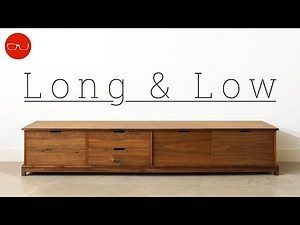 Mid Century Modern TV Stand | Woodworking