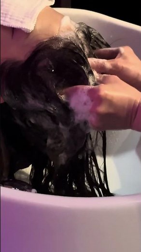 強く押さない。でもしっかりほぐす｜美容室のヘッドスパ施術動画 #ヘッドスパ #美容室 #hair #airyspa #amsr