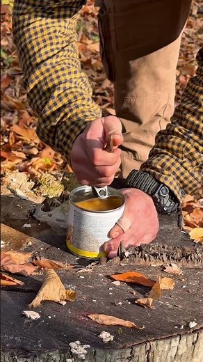 The Easiest and Safest Way to Open a Can Using Just a Spoon!