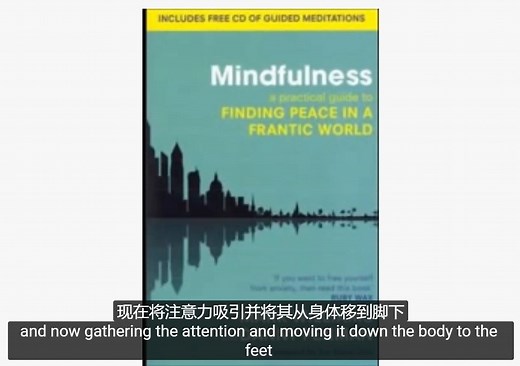 马克威廉姆斯冥想正念课程(双语) Mark Williams Guided mindfulness meditation-2.body scan