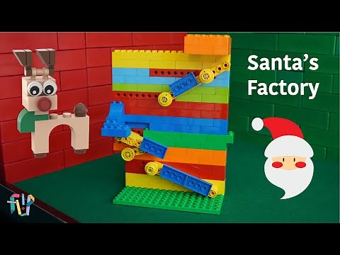 Build it yourself - Santa's Factory with DUPLO and LEGO Education Early Simple Machines Set (9656)